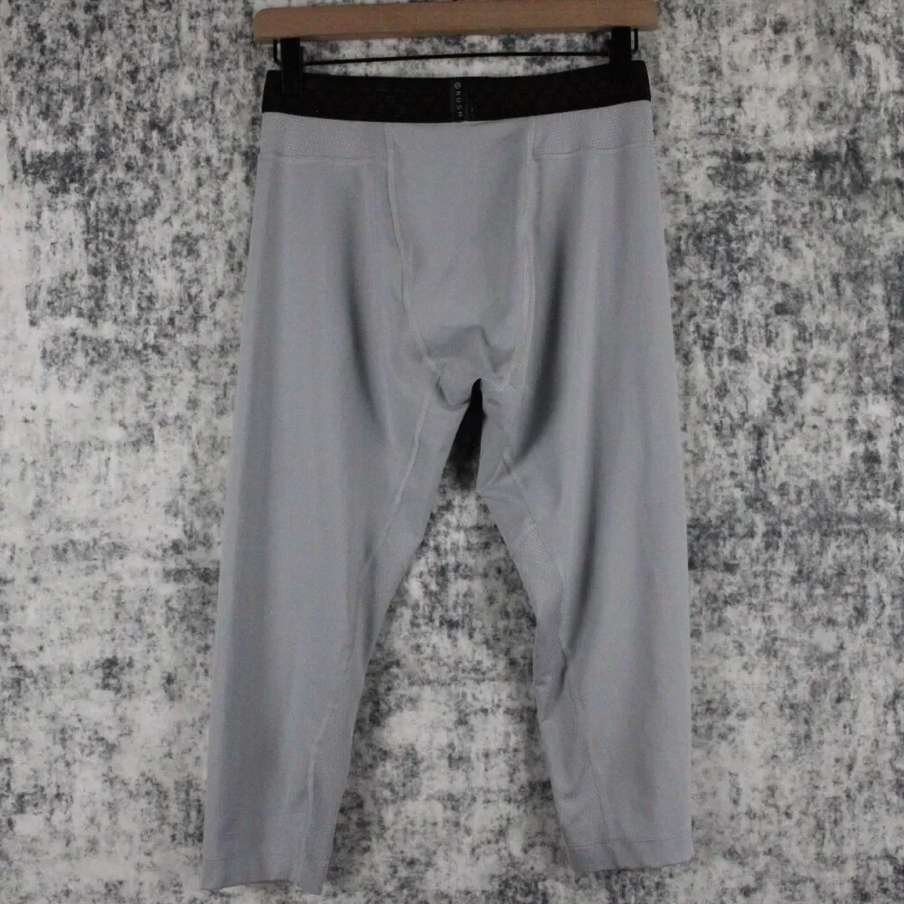 Under Armour Mens Size M Rush HeatGear Celliant Compression Pants Leggings Gray